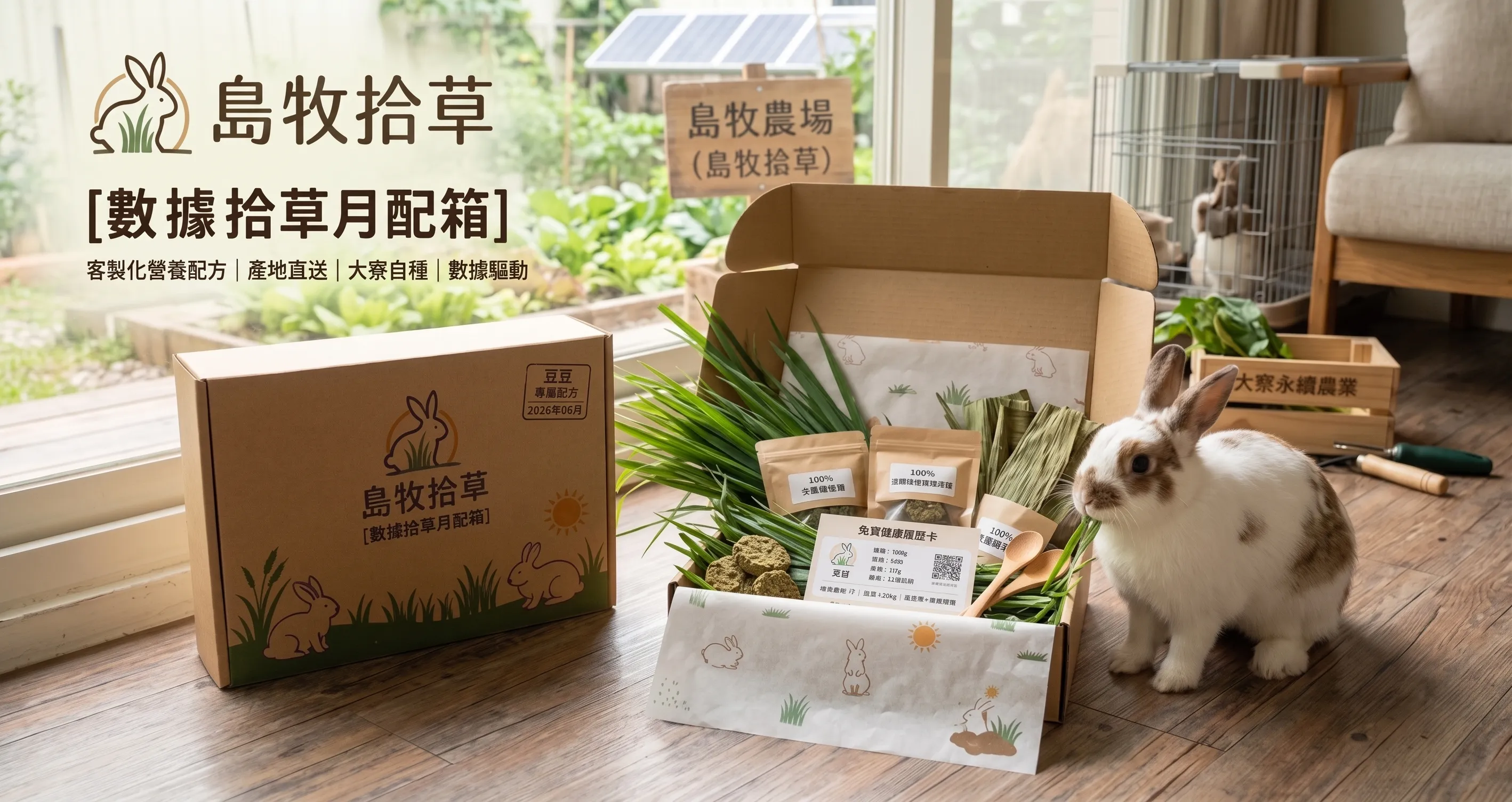 兔子開心地咀嚼